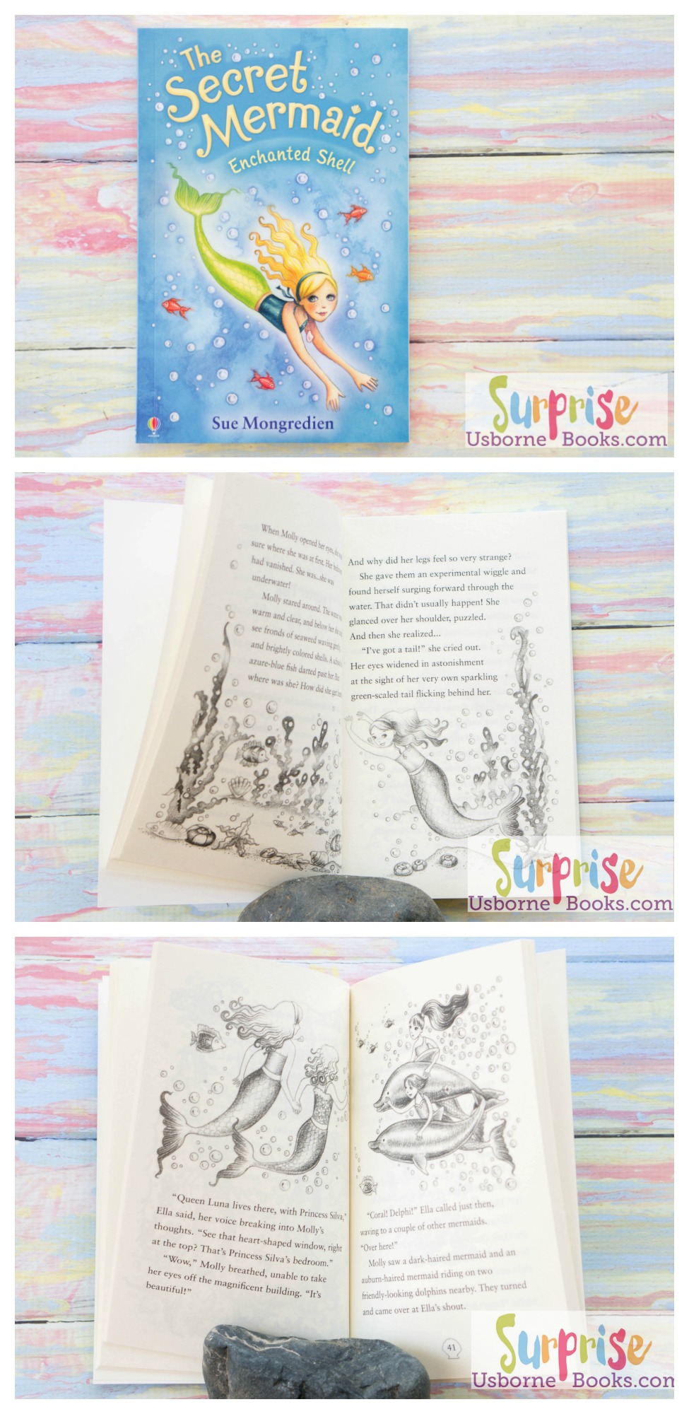 The Secret Mermaid Enchanted Shell - Surprise Usborne Books