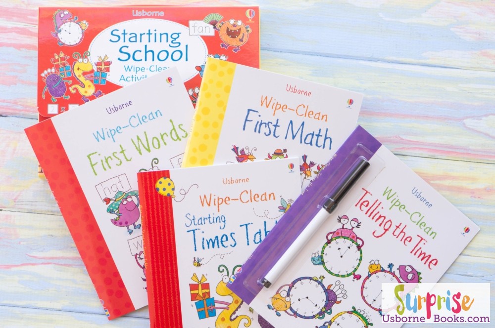 Usborne Starting School Wipe-Clean Activity Pack